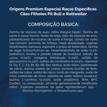 Carregar imagem no visualizador da galeria, Ração Origens Raças Especificas para Pit Bull e Rottweiler Filhotes 15kg