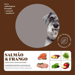 Ração Seca Quatree Supreme Salmão e Frango Cães Sênior +7 Raças Pequenas - 10 kg