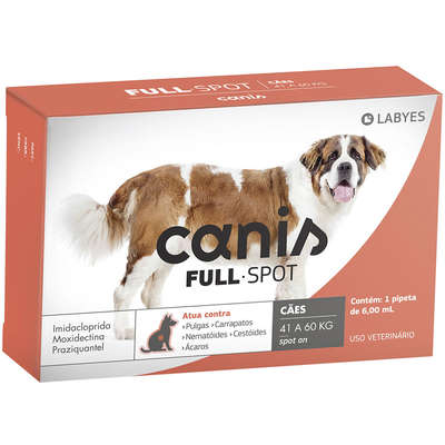 Antiparasitário Labyes Canis Full Spot para Cães de 41 Kg até 60 Kg