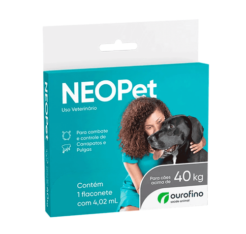 Antipulgas e Carrapatos Neopet Cães acima de 40kg 4,02 ml