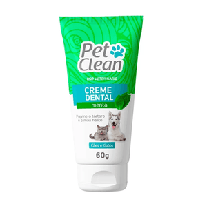 Creme Dental Pet Clean para Cães e Gatos - Diversos sabores