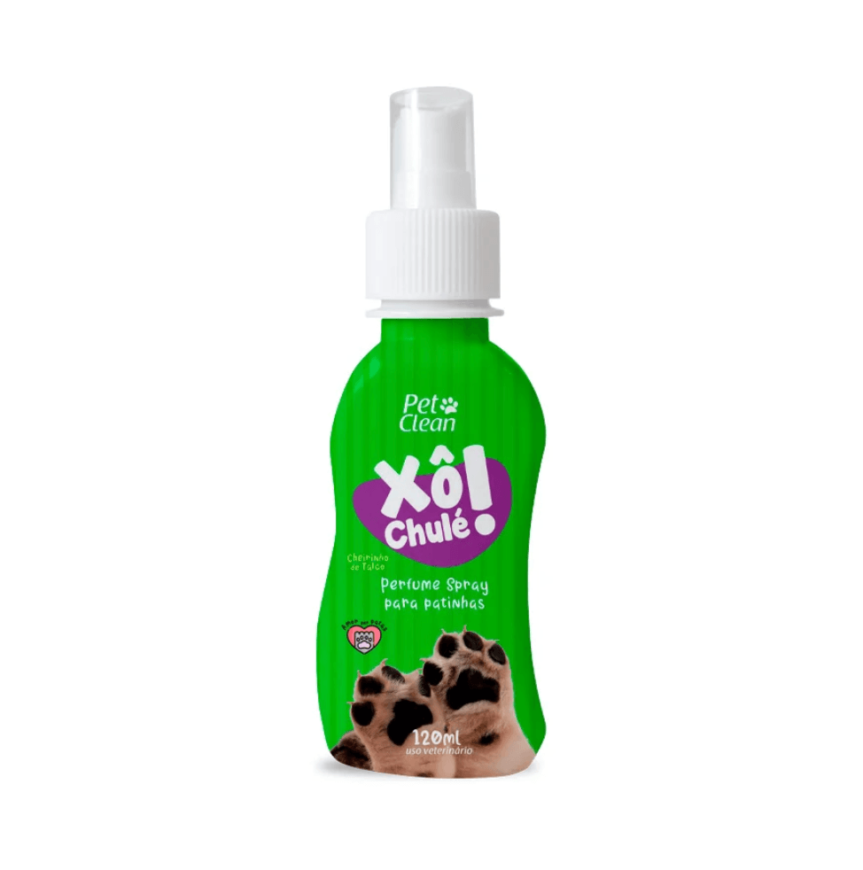 Perfume Pet Clean Xô Chulé Spray para Patinhas 120ml