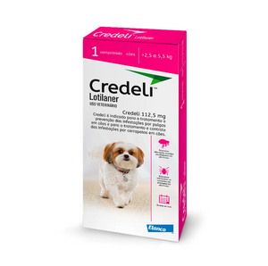 Antipulgas Credeli Elanco para Cães 2,5 a 5,5kg - 1 comprimido