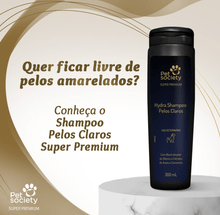 Carregar imagem no visualizador da galeria, Shampoo Hydra Pelo Claro Pet Society 300ml