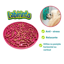 Carregar imagem no visualizador da galeria, Brinquedo Tapete de Lamber Pet Games Labirinto Rosa Pink para Cães e Gatos - Tam M