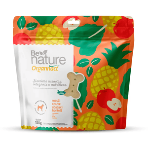 Biscoito Para Cães Be Nature Organnact Maçã 150g