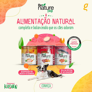 Ração Úmida Organnact Be Nature Day By Day para Cães Filhotes Sabor Frango, Mandioquinha, Cenoura e Espinafre 300 g