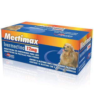 Mectimax Agener União 12mg - 1 blíster com 4 comprimidos