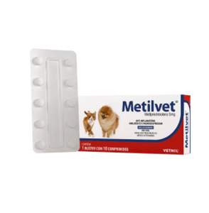 Anti-Inflamatório Metilvet Vetnil - 10mg