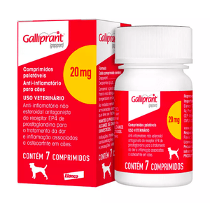 Anti-inflamatório para Cães Galliprant - 20mg (3,6KG-13,6KG) - 7  comprimidos pet shop niteroi