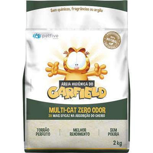 Areia do Garfield Bio Fina - 2 Kg - Petily