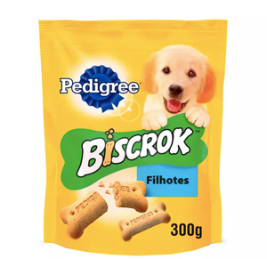 Biscoito Pedigree Biscrok Junior para Cães Filhotes - 300g - Petily