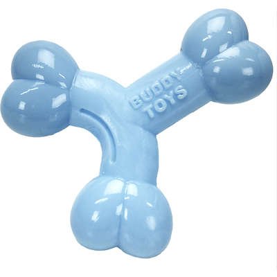 Brinquedo Buddy Toys Ossinho Azul para Filhotes