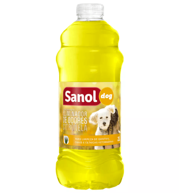 Eliminador De Odores Sanol Dog Citronela pet shop niterói