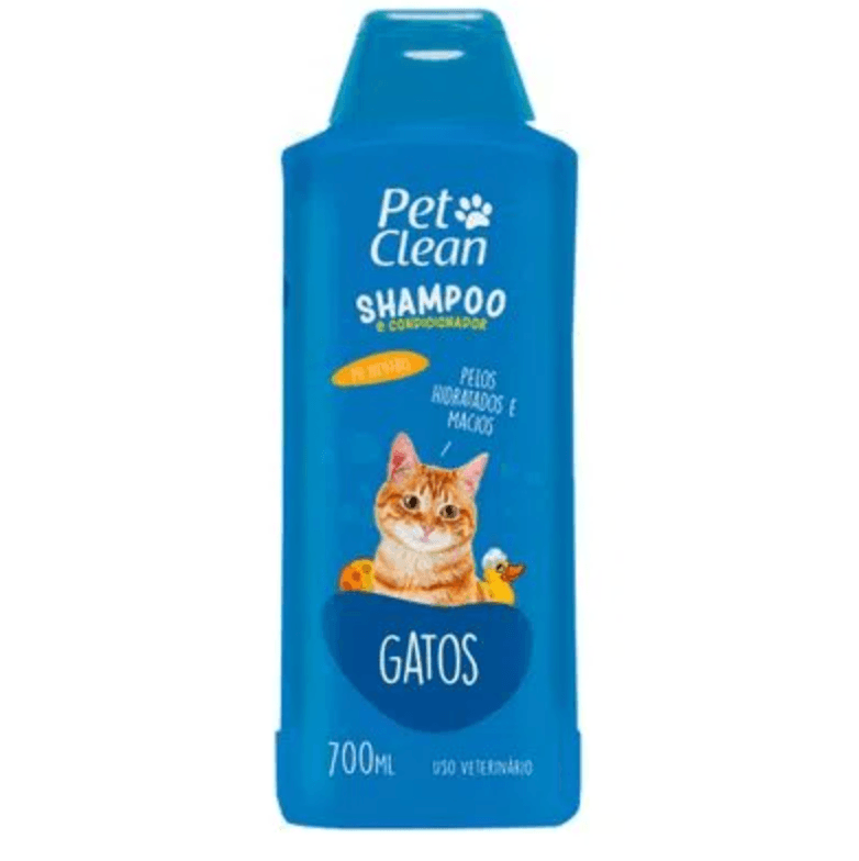 Shampoo e Condicionador para Cachorro e Gato Pet Clean - 700 ml