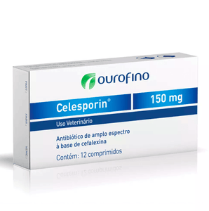 Celesporin 150 mg Ourofino pet shop niteroi