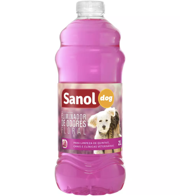 Eliminador de Odores Sanol Dog Floral pet shop niterói