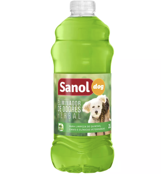 Eliminador de Odores Sanol Dog Herbal pet shop niterói