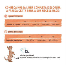 Carregar imagem no visualizador da galeria, Fralda Higiênica Descartável Mimo Diaper para Cães Machos com 12 Unidades - Tamanho G