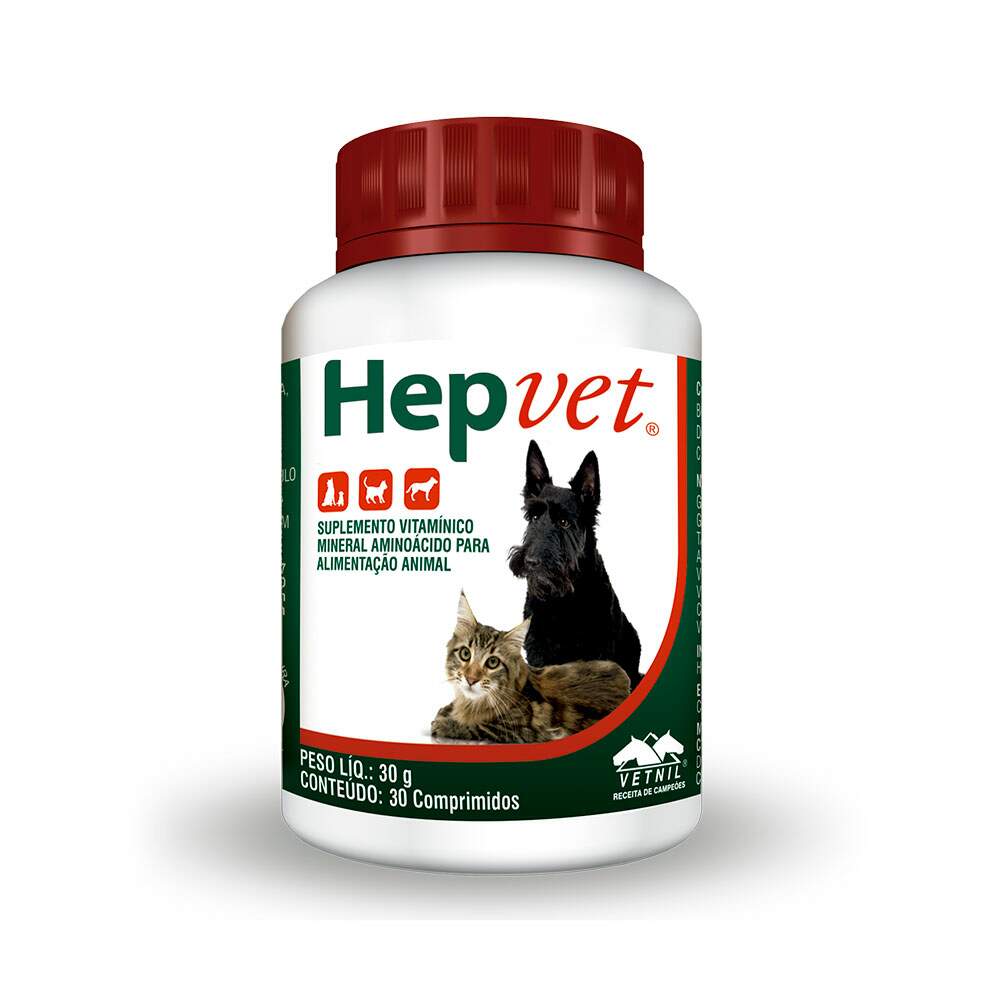 Hepvet Vetnil 30 Comprimidos pet shop niteroi
