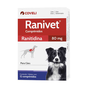 Medicamento Ranivet Ranitidina Coveli - 80mg