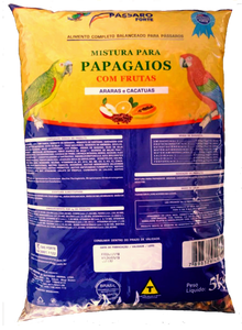 Mistura para Papagaios, Araras e Cacatuas Pássaro Forte - 5kg pet shop niteroi