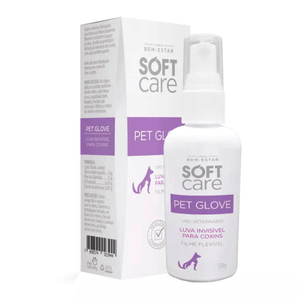 Pet Glove Loção Pet Society Para Cães e Gatos 50g pet shop niteroi
