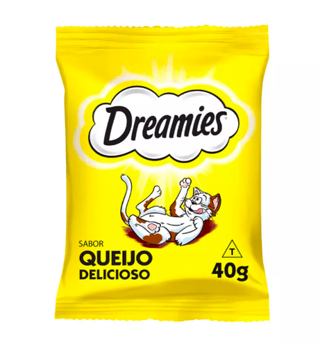 Petisco Dreamies Queijo Para Gatos Adultos 40 g pet shop niterói