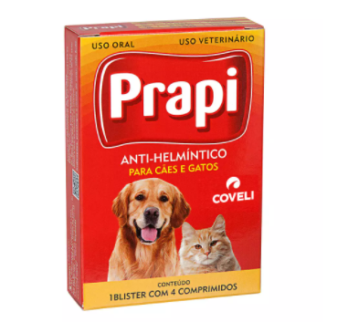 Prapi Coveli 4 Comprimidos pet shop niteroi