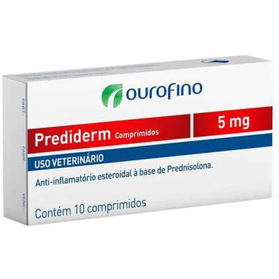 Prediderm Ourofino 5mg 10 Comprimidos - Petily