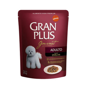 Ração Úmida GranPlus Gourmet Sachê Cães Adultos Sabor Ovelha - 100g