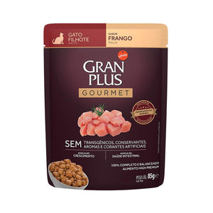 Ração Úmida GranPlus Gourmet Sachê para Gatos Filhotes Sabor Frango - 85g pet shop niteroi rj