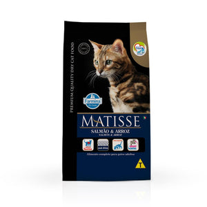 Ração Farmina Matisse para Gatos Adultos Sabor Salmão e Arroz - Petily