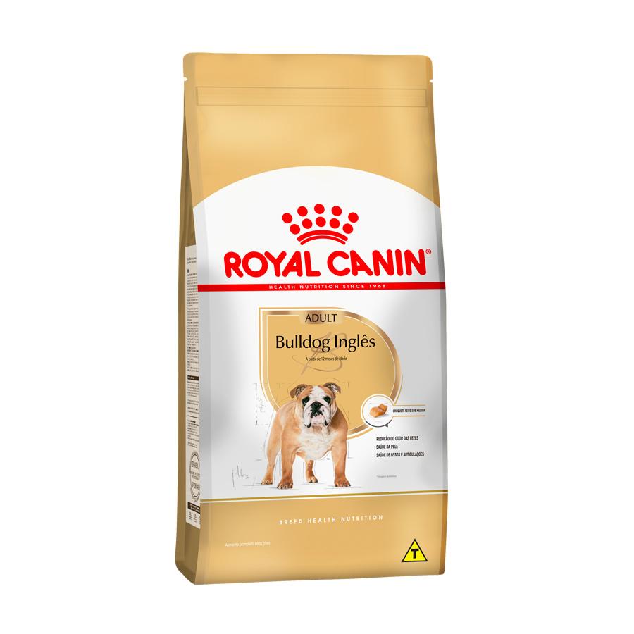 Ração Royal Canin Bulldog Inglês para Cães Adultos - 12kg - Petily