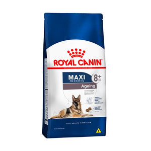 Ração Royal Canin Maxi 8+ Cães Adultos - 15kg - Petily