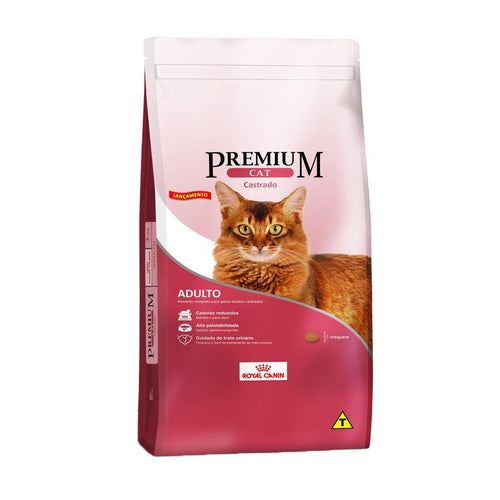 Ração Royal Canin Premium Cat para Gatos Adultos Castrados - Petily