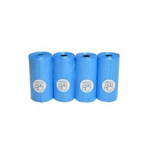 Refil Cata Caca Sacola Higiênica - Kit com 4 Un - Azul