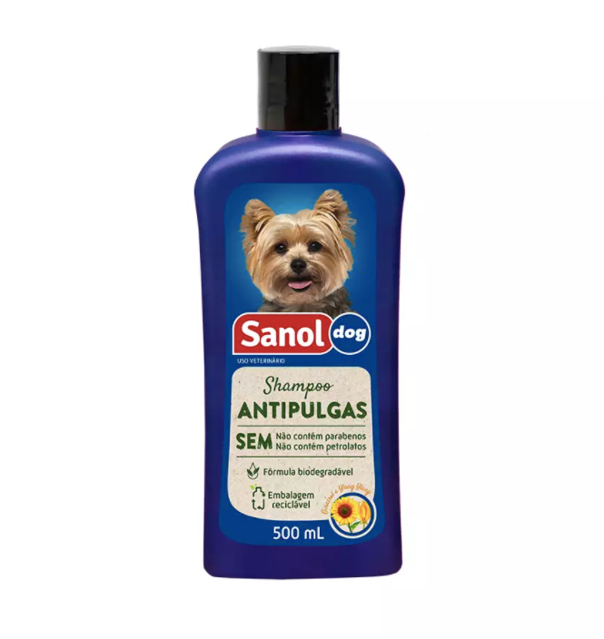 Shampoo Antipulgas Sanol Dog para Cães - Petily