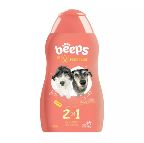 Shampoo Beeps para Cães Estopinha 2 em 1