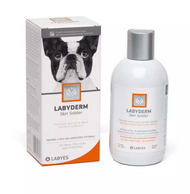 Shampoo Labyderm Skin Soldier para Cães e Gatos Labyes - 220ml pet shop niteroi