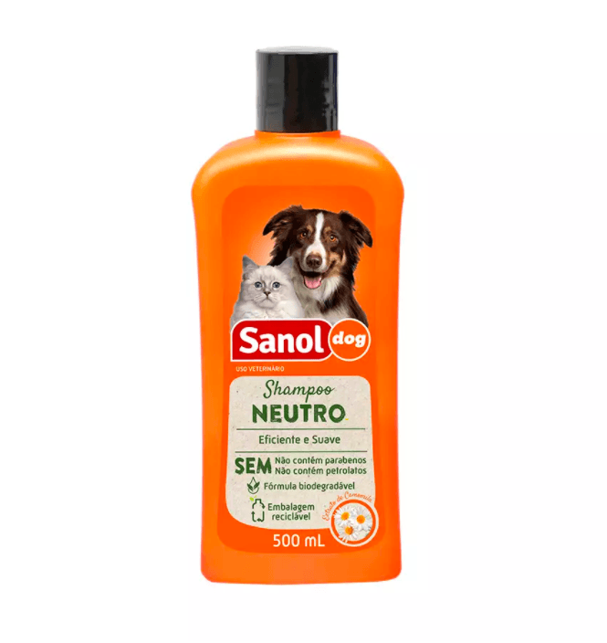 Shampoo Sanol Dog Profissional Neutro - Petily