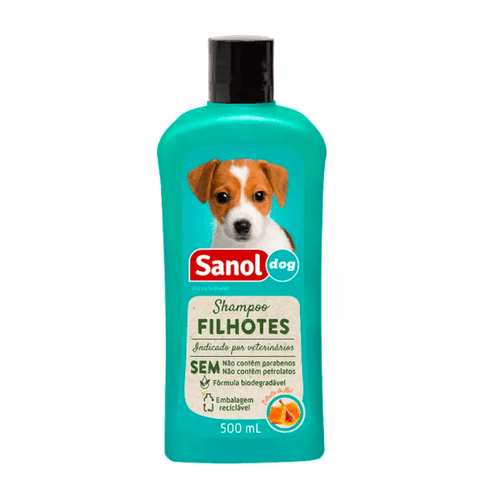 Shampoo Sanol Dog para Cães Filhotes pet shop niterói