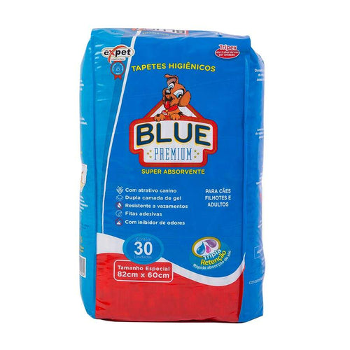 Tapete Higiênico Expet Blue Premium Para Cães - 30 unidades pet shop niteroi