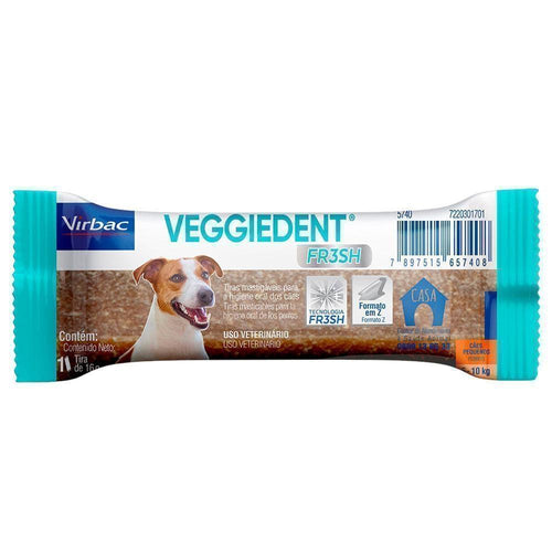 Tira Mastigável Higiene Oral Cães Veggie Dent Fresh - 16g pet shop niteroi