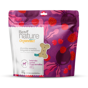 Biscoito Cães Beterraba Quinoa Be Nature 150g Organnact