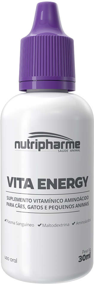 Suplemento Vitamínico Aminoácido Vita Energy para Cães e Gatos - 30 ml