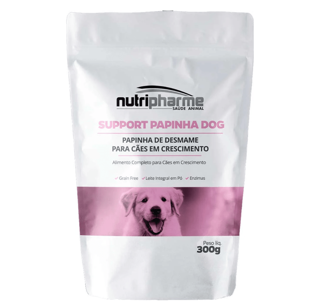 Suplemento Vitamínico Nutripharme Support Papinha de Desmame para Cães - 300g
