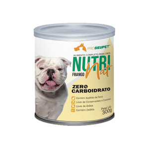 Ração Úmida Nutrinat Zero Carboidrato para Cães 300g
