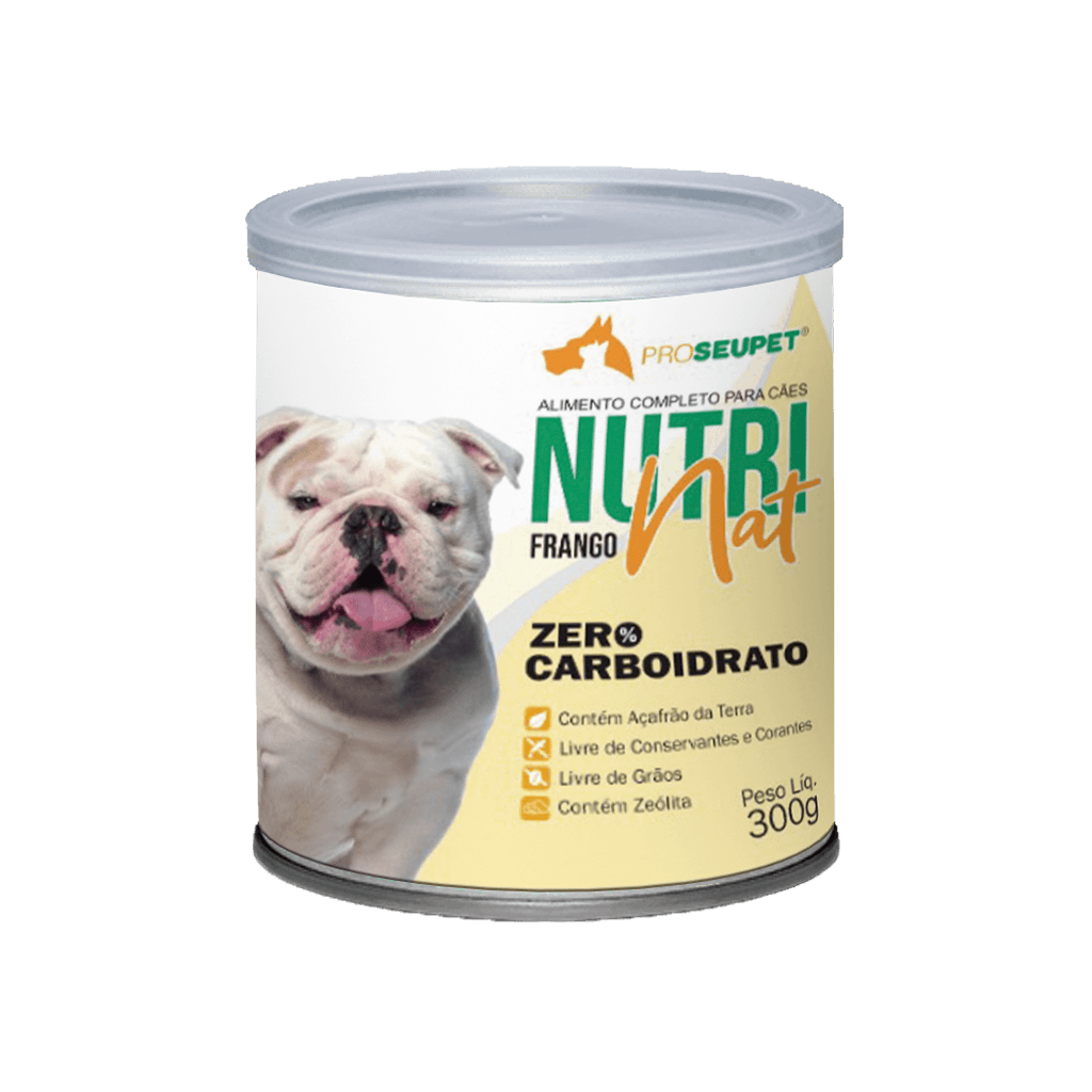 Ração Úmida Nutrinat Zero Carboidrato para Cães 300g