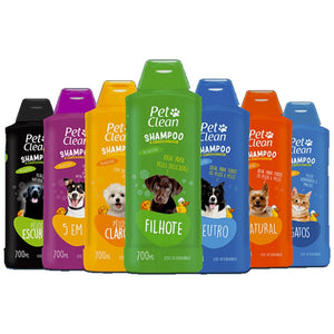 Shampoo e Condicionador para Cachorro e Gato Pet Clean - 700 ml